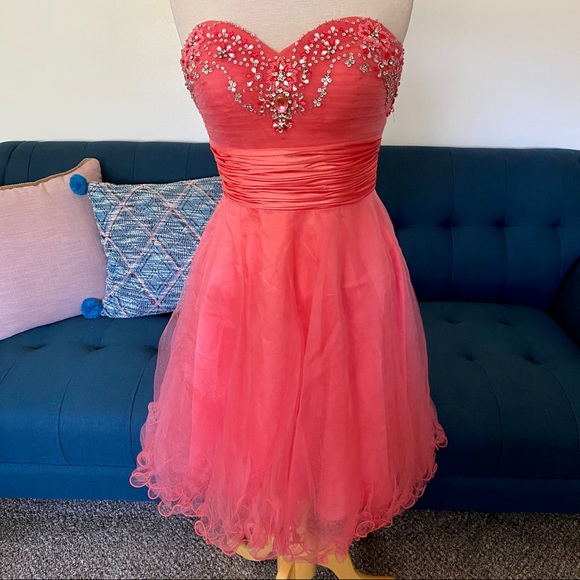 May Queen Dresses May Queen Couture Strapless Formal Gown Poshmark